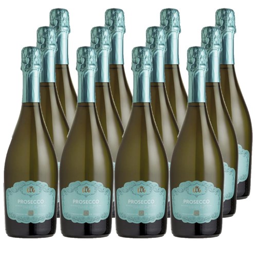 Buy a Case of 12 Bottles of Cantina del Garda Spumante Prosecco DOC 75cl - Securely Packaged and Delivered Together